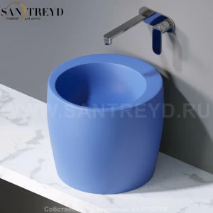 L101140 Накладная раковина на столешницу  круглая A. e T. Italia TOTEM