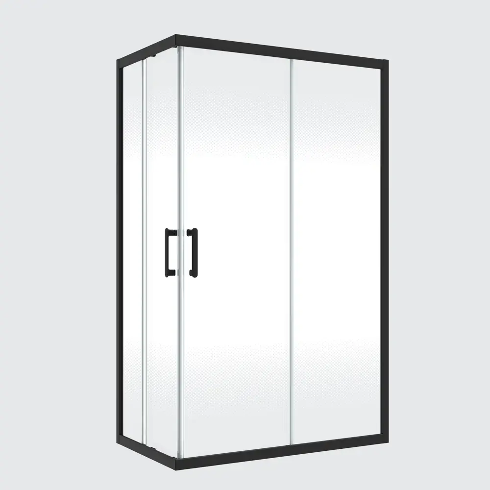 Комплект стекол для душевой ширмы Sensea Easy 120x80 см стекло с шелкографией, цвет профиля на выбор 88103659 STLM-2139524 - Вид №5