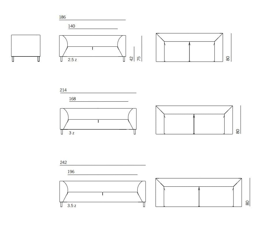 Ткань диван Montis ARCH-00058336 - Вид №5
