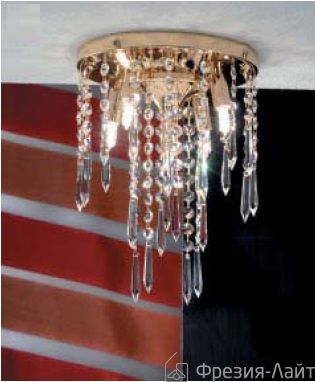 Orion DLU 2359/4+1 gold KRISTALLDESIGN потолочный 59680