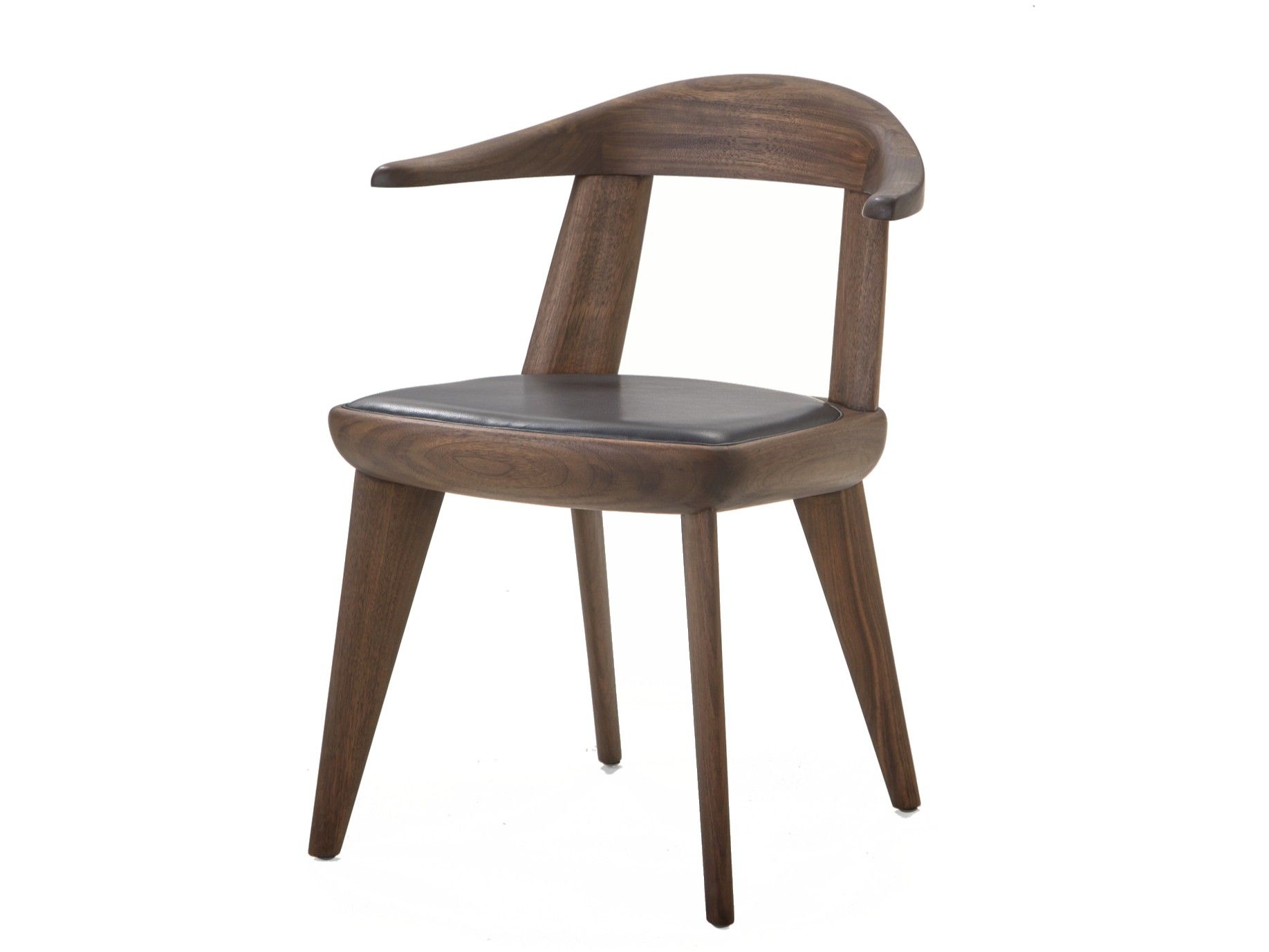 Стул из массива дерева с подлокотниками BassamFellows ARCH-00057896