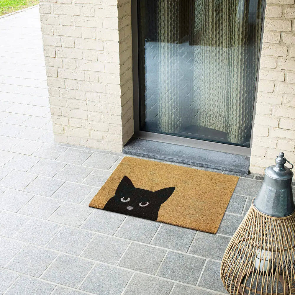 Коврик декоративный Velcoc Kera 6 40x75 см кокос цвет бежевый STLM-2123699