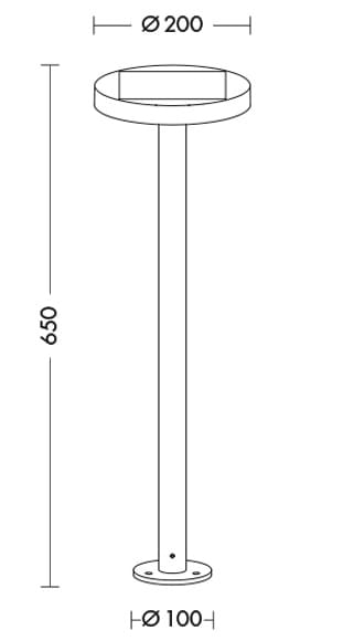 Светодиодный солнечный свет столб Rossini Illuminazione Ilsolare ARCH-00083317 - Вид №3