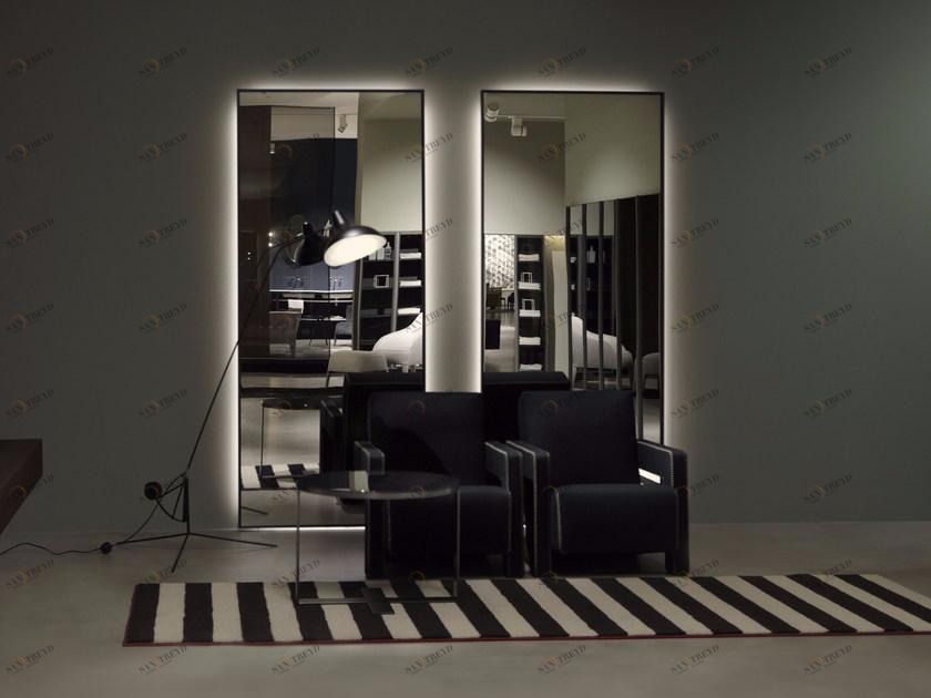 Antonio Lupi Design Прямоугольное настенное зеркало для ванной Bespoke Antoniolupi sun-id-1513182