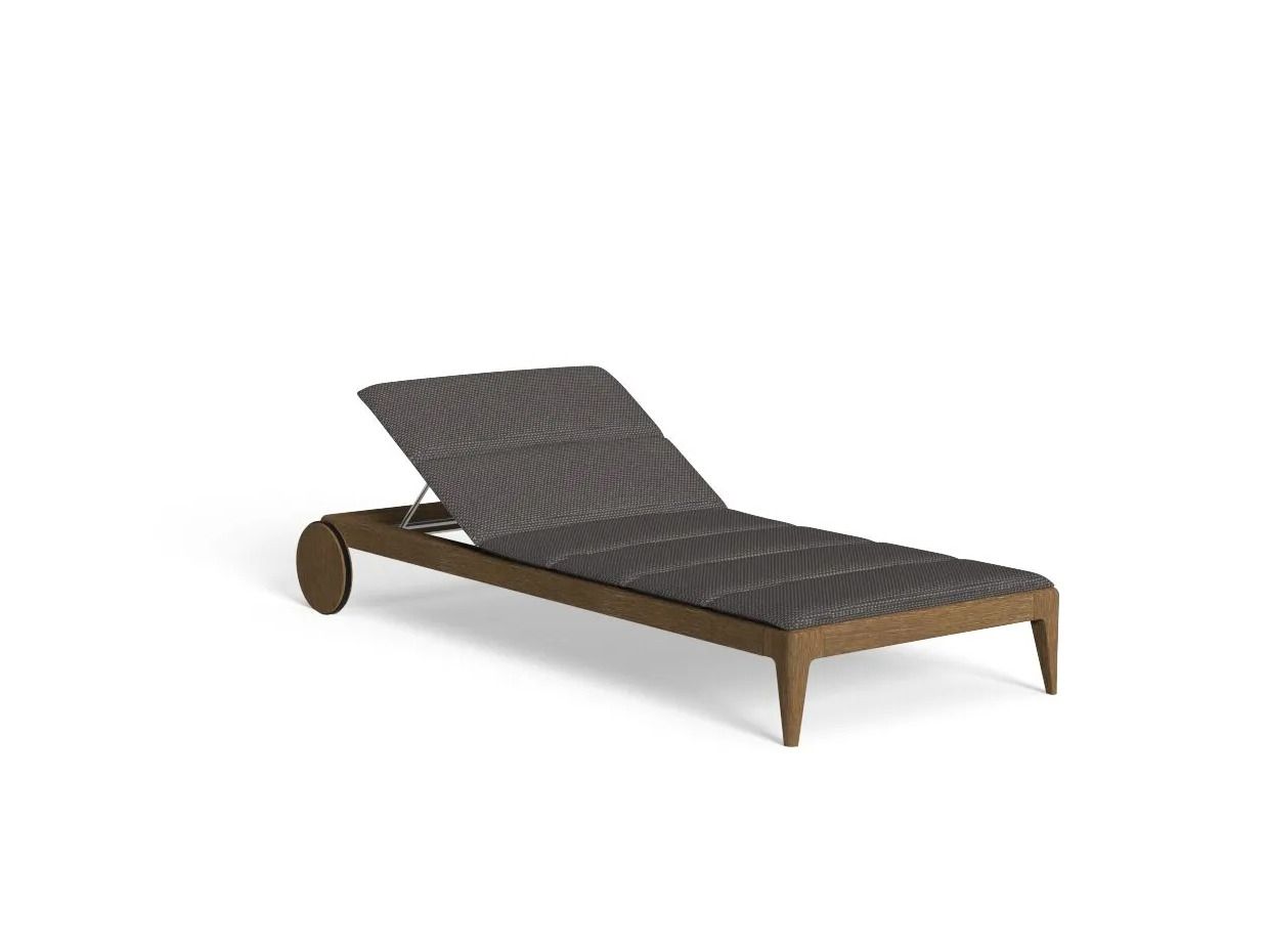 Лежак для сада с колесами Talenti Круизный тик ARCH-00151379 - Вид №5