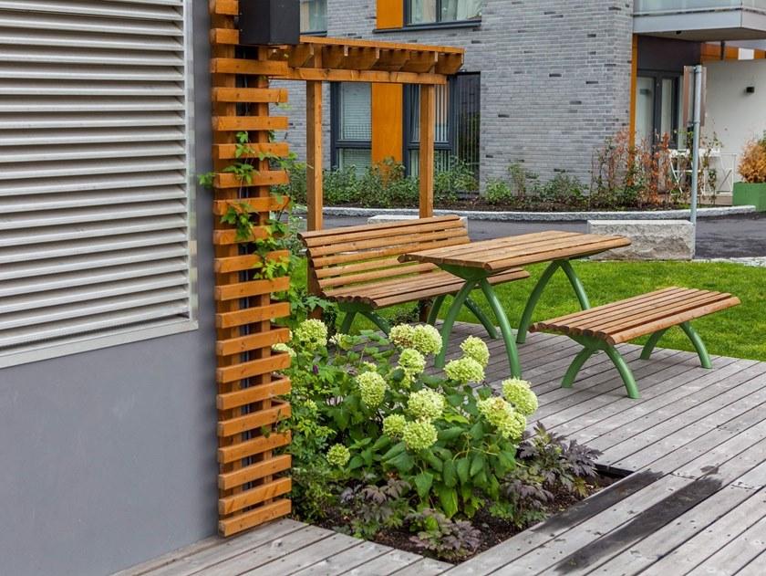 VESTRE Прямоугольный стол для пикника из стали и дерева Urban sun-id-1468624 - Вид №2