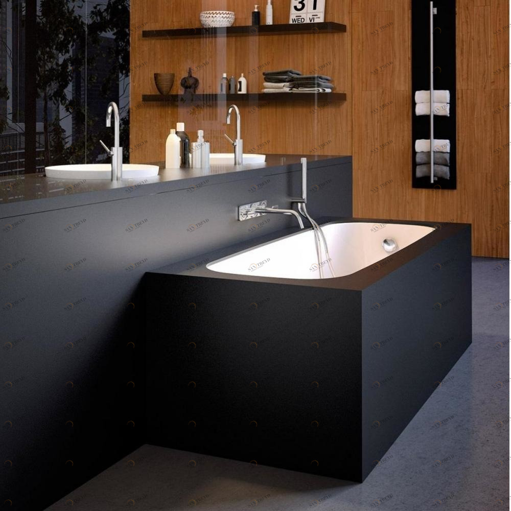 Встраиваемая ванна Dek 175x80 Glass1989 KB000A