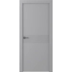 Дверь межкомнатная глухая Ивент 2 эмаль серый 2000x800 мм