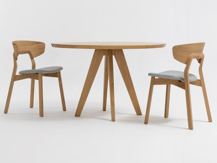 ZEITRAUM Круглый обеденный стол из массива дерева Cena sun-id-1510433 - Вид №1