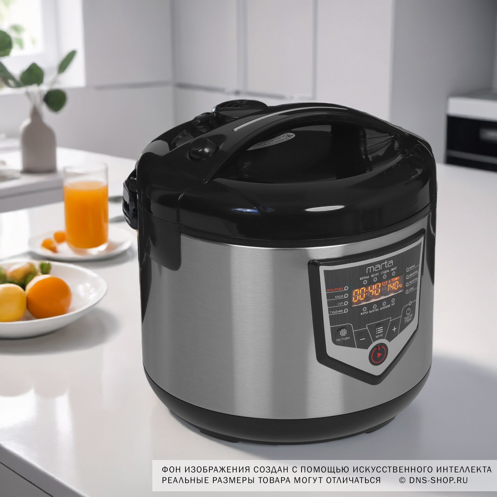 9033582 Мультиварка Marta MT-MC4335A черный STDN-0070430 - Вид №9
