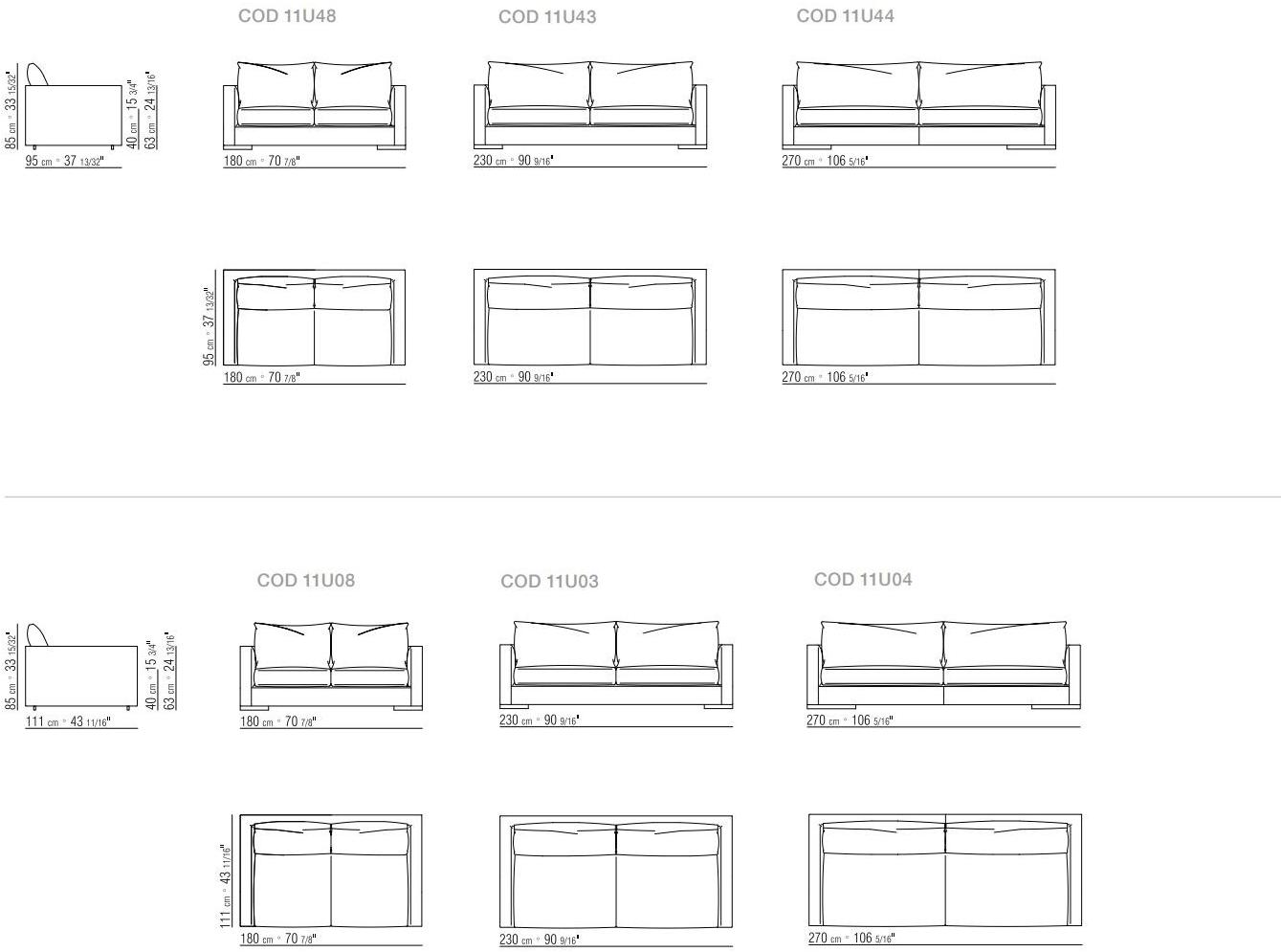 Flexform 3-х местный тканевый диван со съемным чехлом Magnum sun-id-1455617 - Вид №1