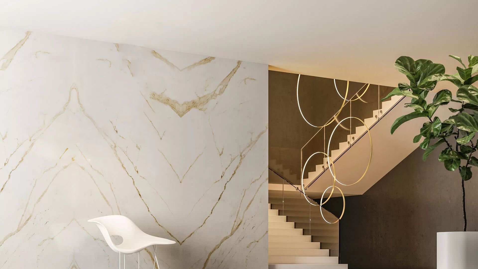 Металлический подвесной светильник ZAVA кольца ARCH-00108379 - Вид №2