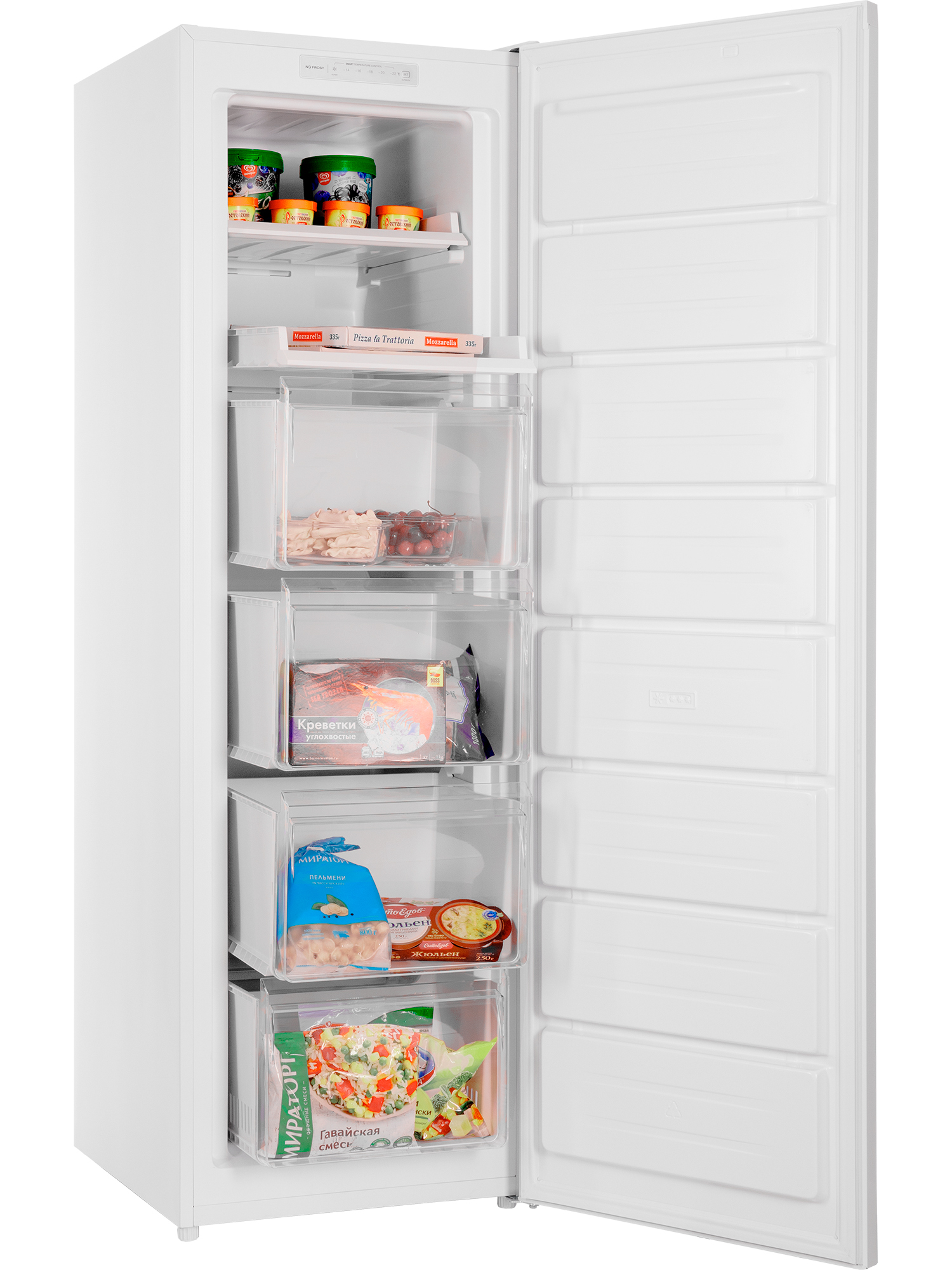 9021338 Морозильный шкаф  HIBERG FR-25 NFCW белый NORDFROST STDN-0072191 - Вид №6