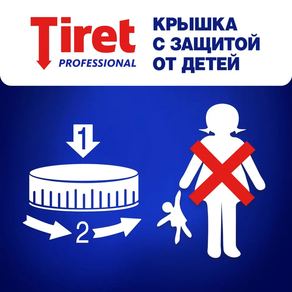 Гель TIRET Professional для глубокой очистки труб 1 л 88294288 STLM-0077405 - Вид №6