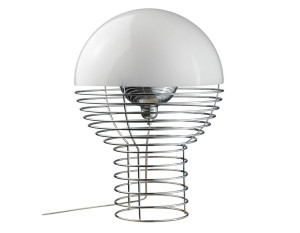 Стальная настольная лампа