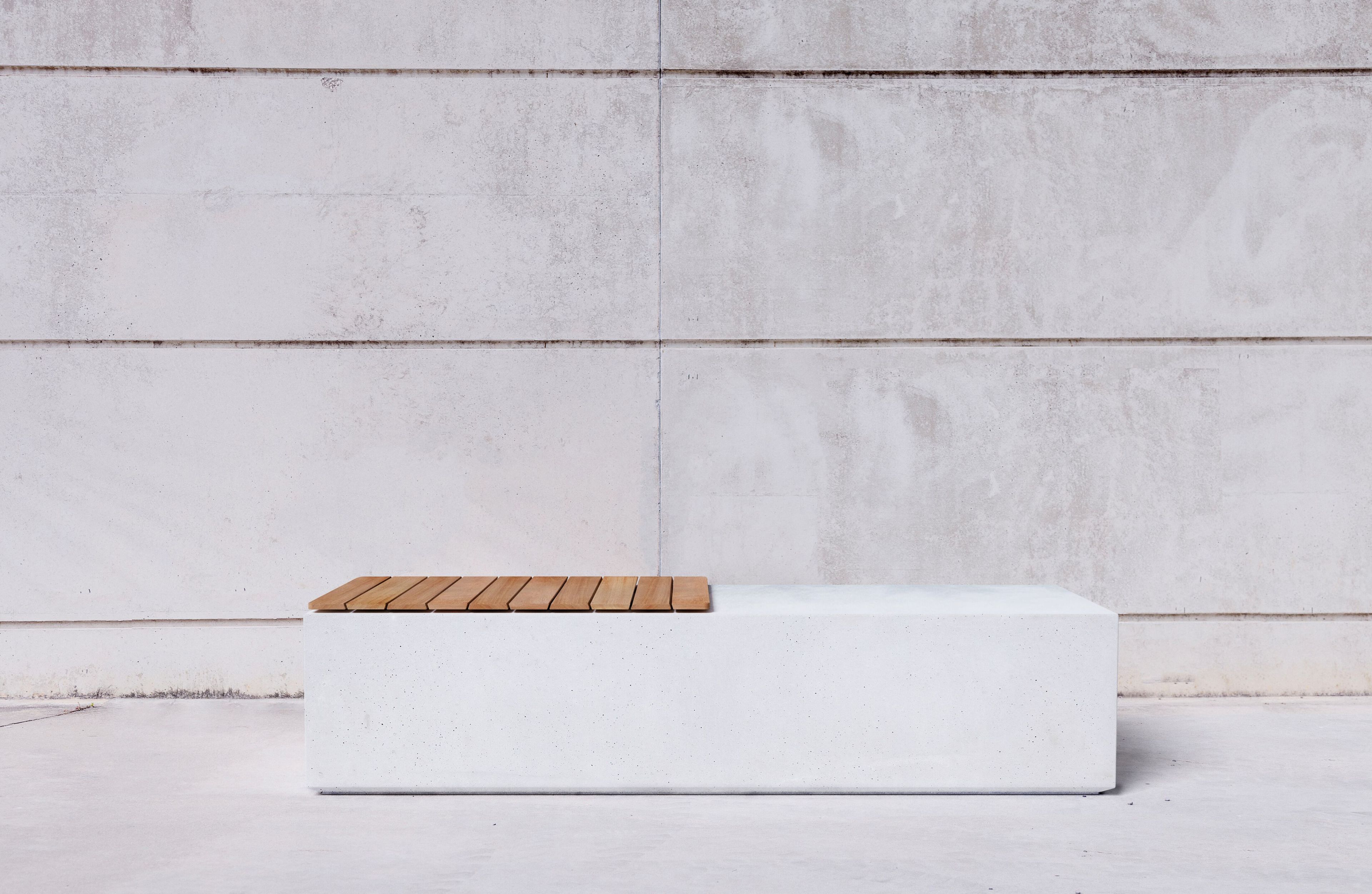 Модульная бетонная скамья без спинки SIT Box to Box ARCH-00105235 - Вид №1