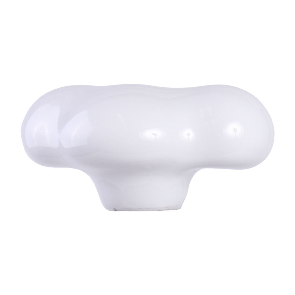 Мебельная ручка  Кноб, 55x27x36 мм, белый LJPS0153 Public Steel Россия  - Вид №3