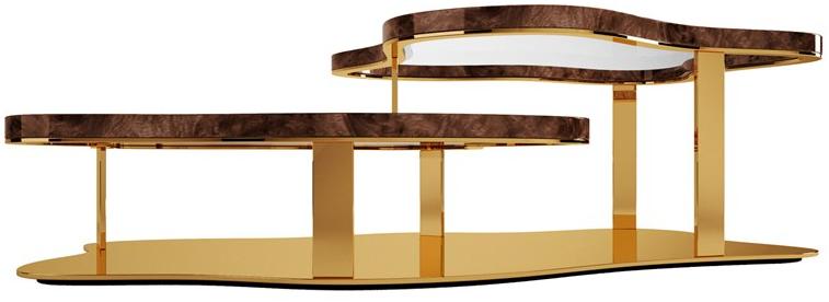 Malabar Журнальный столик из орехового дерева для гостиной Marina sun-id-1355049 - Вид №3