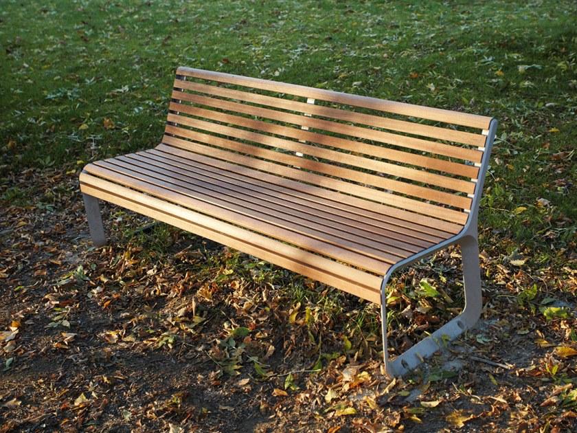 mmcité1 Скамейка из алюминия и дерева Portiqoa sun-id-1455212 - Вид №2