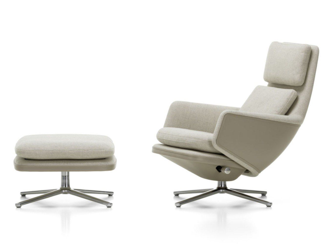Ткань спиц кресло с подлокотниками VITRA Grand Relax ARCH-00109996 - Вид №3