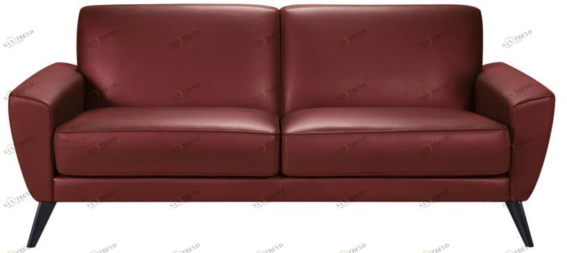 Duvivier Canapés 3-х местный кожаный диван со съемным чехлом  Leonxe22, leonxe23 
