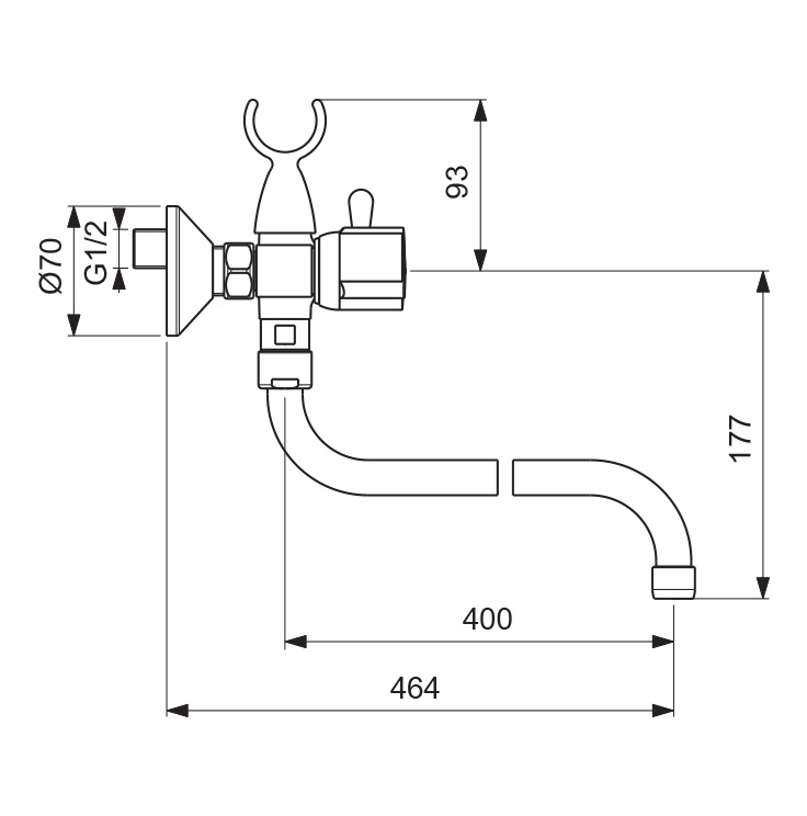 BA164AA Смеситель для ванны/душа VIDIMA ECO - Вид №1