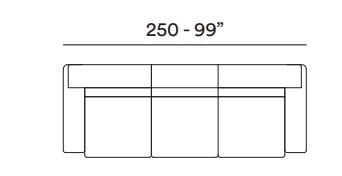 3-местный тканевый диван Max Divani ARCH-00032198 - Вид №2