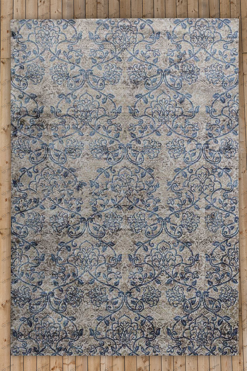 Ковер Vintage 895145989 135x195 DOLLY CAPRETS ДИЗАЙНЕРСКИЕ, MATRIX 155575 Серый;голубой 