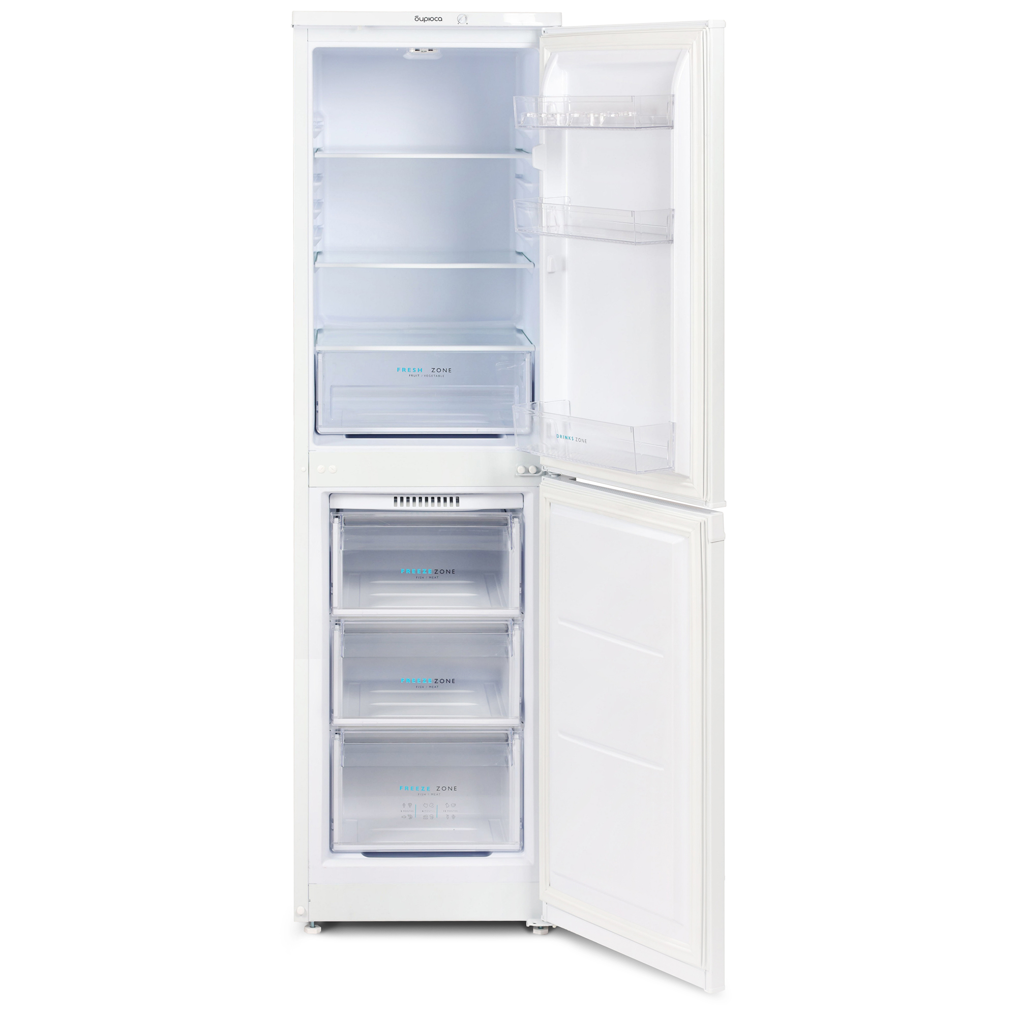 9283697 Холодильник с морозильником   Бирюса 420 белый STDN-0132296 - Вид №1