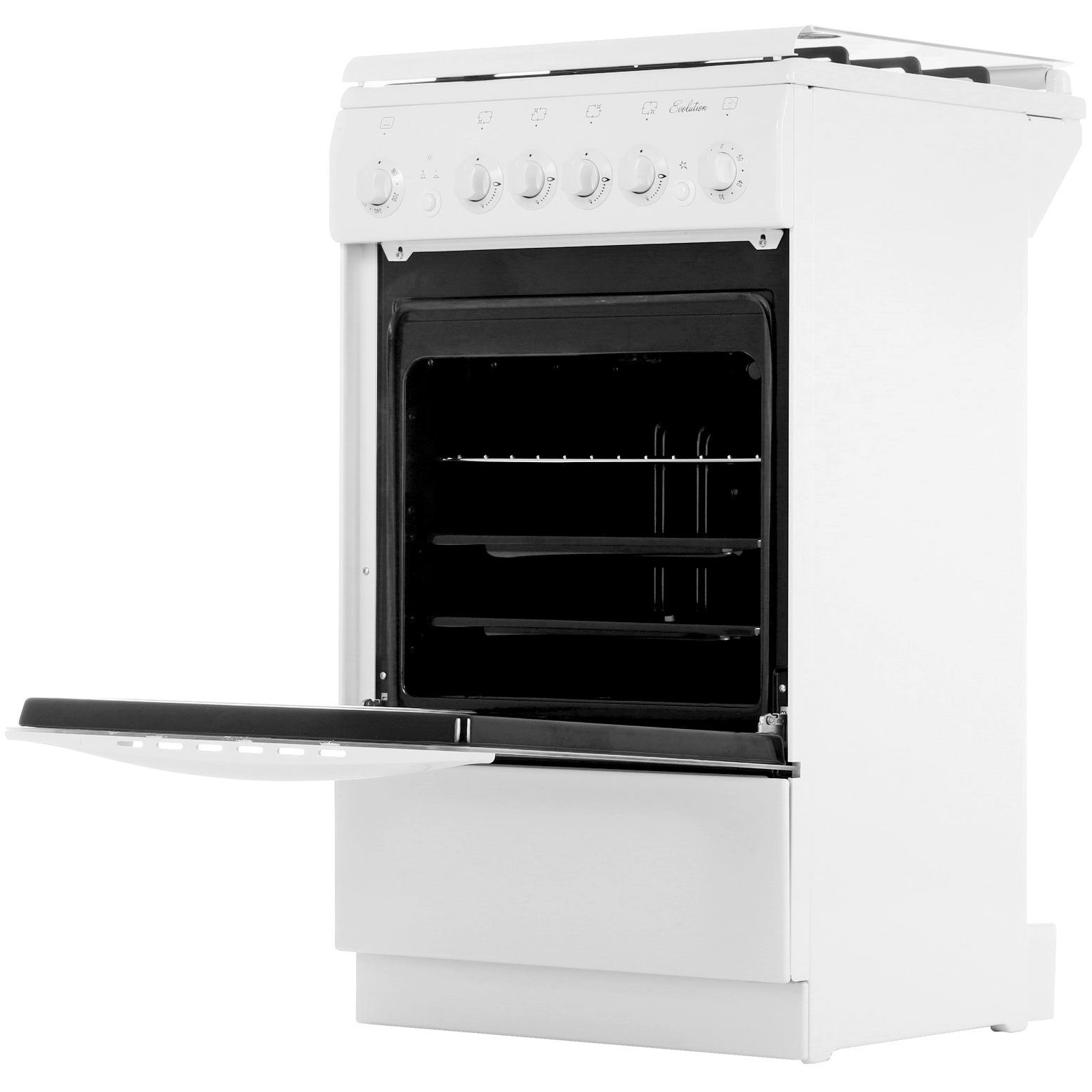 1186046 Газовая плита De Luxe 5040.33Г (КР) ЧР белый STDN-0029206 - Вид №4