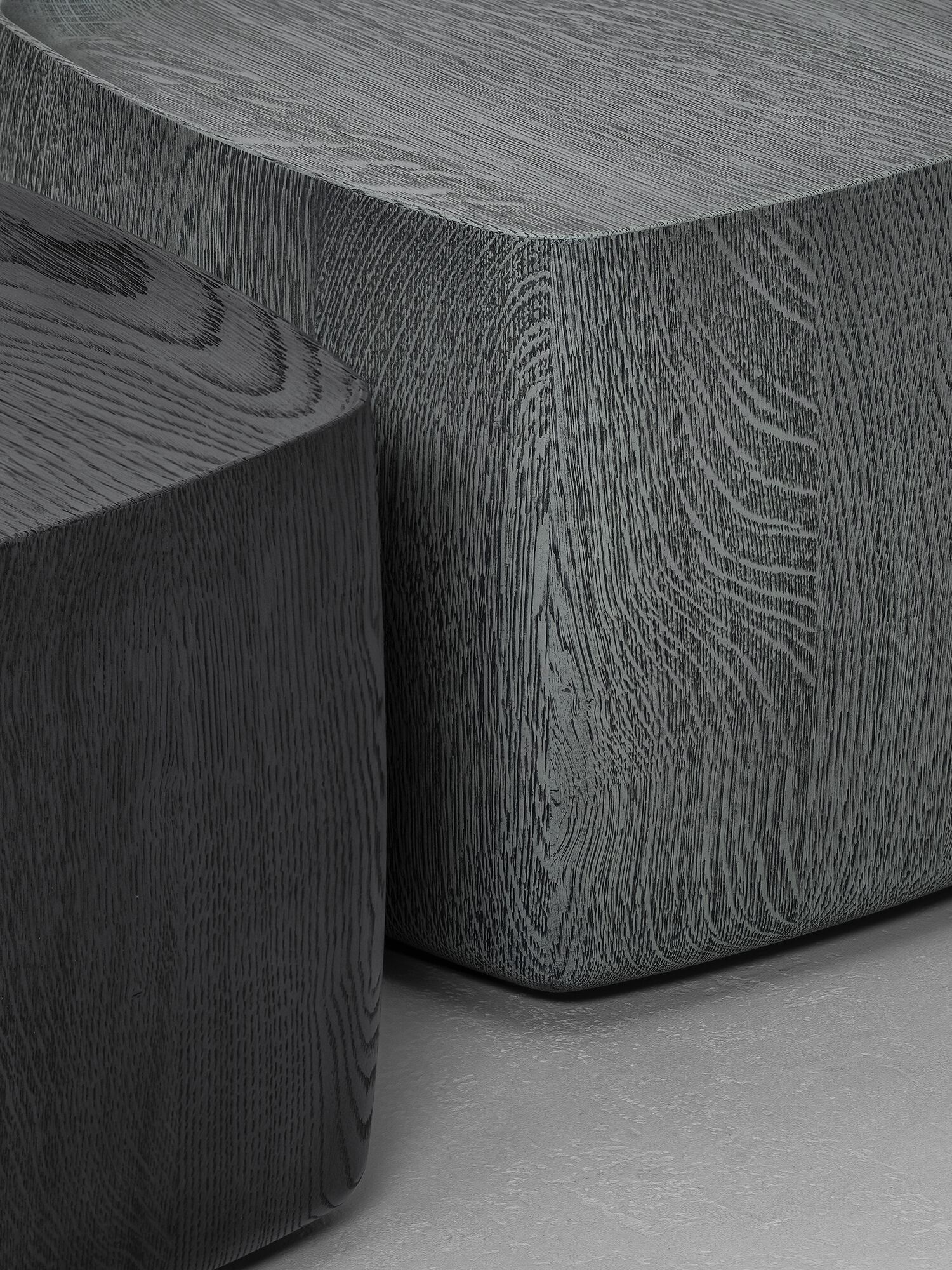 Прямоугольный журнальный столик из дуба Van Rossum CURVUM ARCH-00125684 - Вид №1