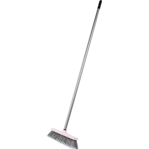 Щетка для пола с ручкой Inloran 110 см цвет розовый