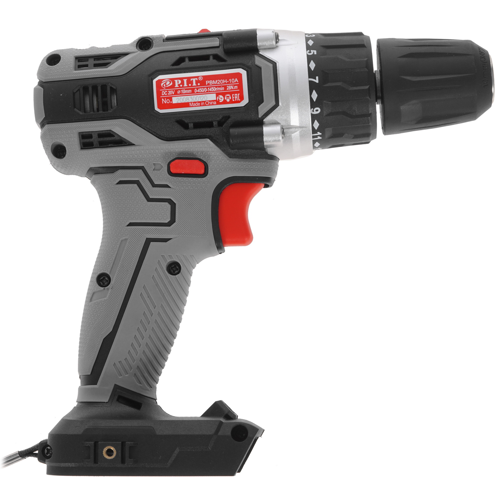 Дрель-шуруповерт PIT PBM20H-10A SOLO OnePower 20V  , Без ЗУ, Без АКБ 5333662 STDN-0034410 - Вид №1