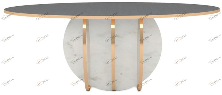 Duquesa & Malvada Овальная консоль  Dmf043 