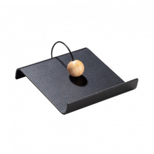 991327 BULL black салфетница 18х19см;LIND DNA