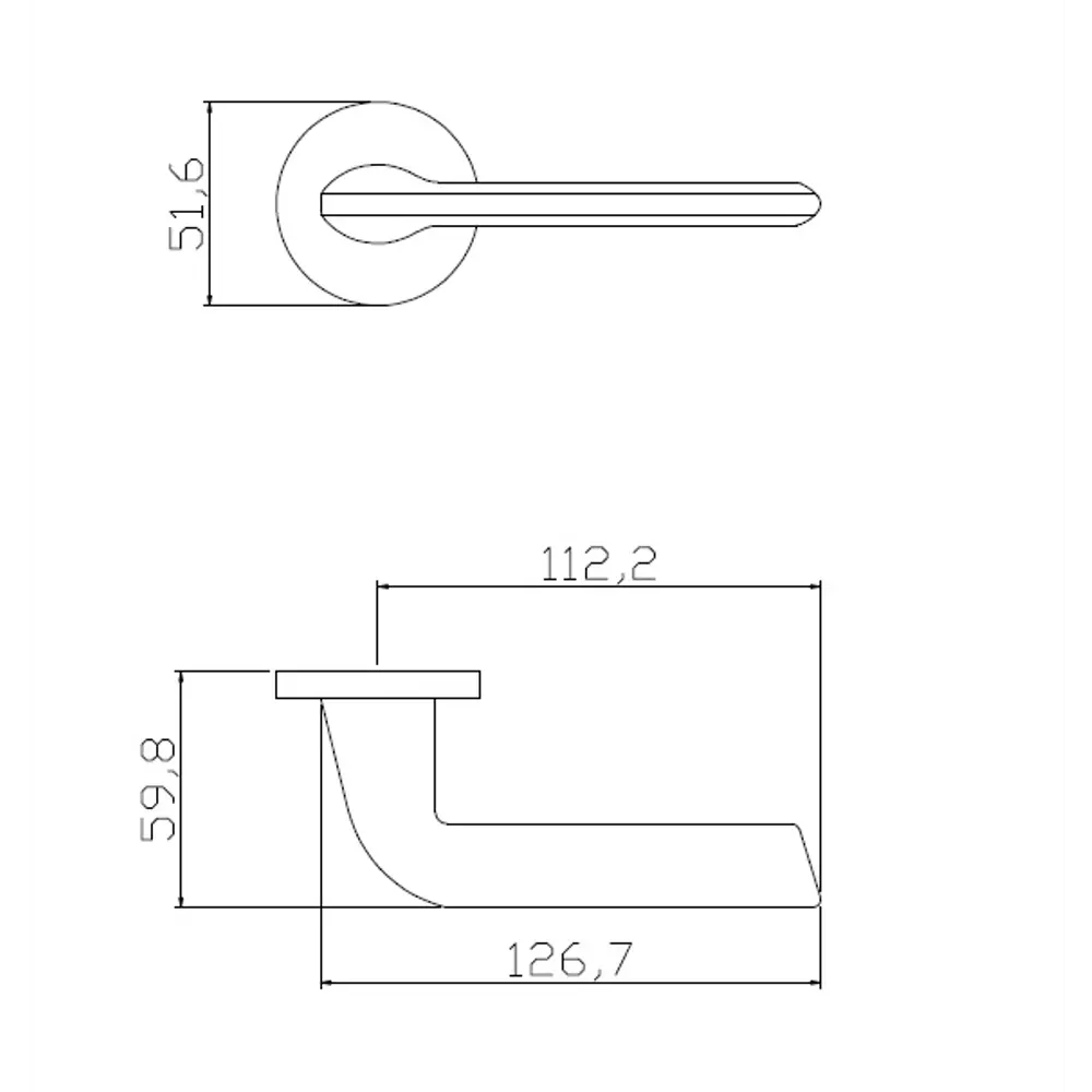 Дверные ручки Edson графит для межкомнатных дверей 85169332 STLM-0059366 - Вид №4