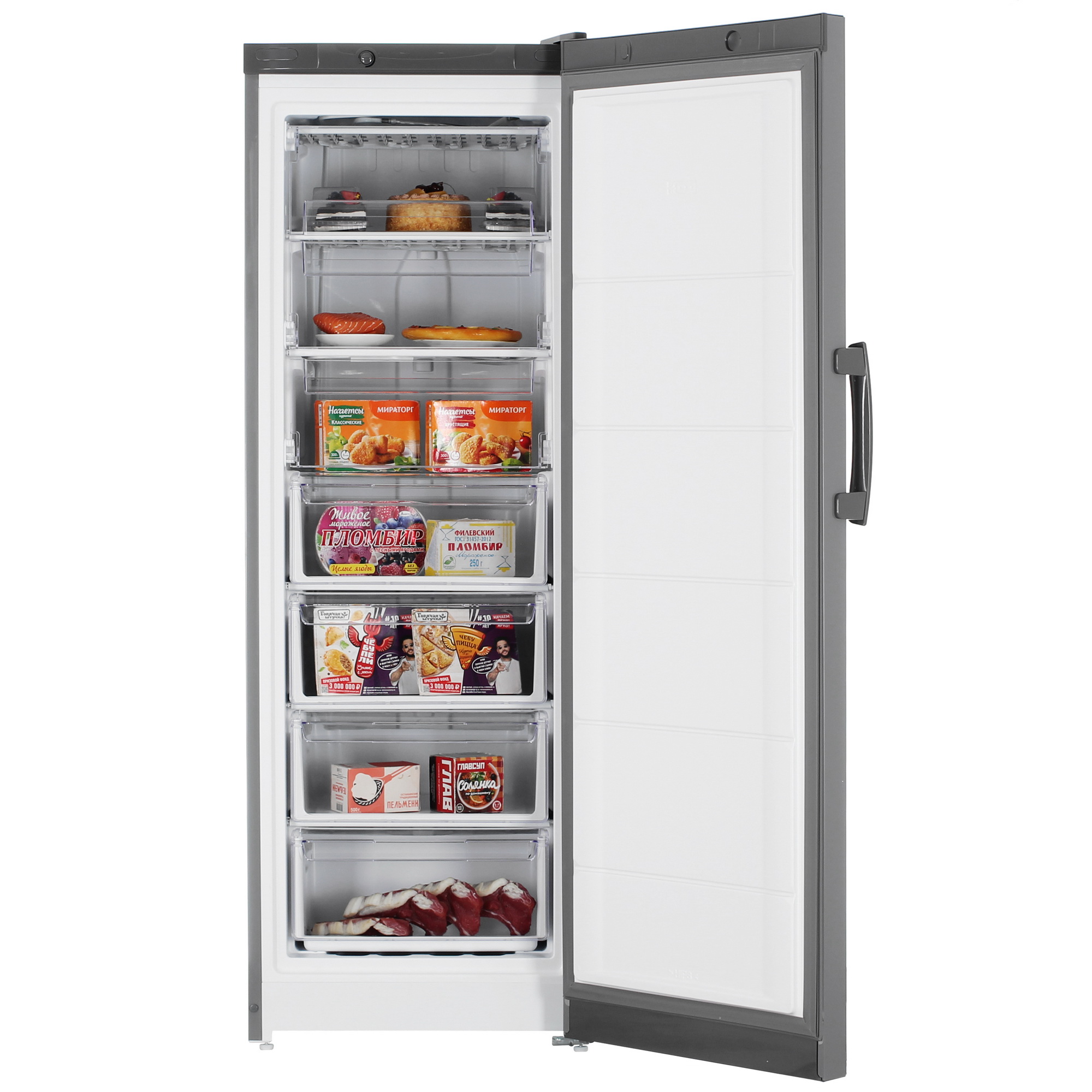 9221598 Морозильный шкаф  Indesit DSZ 5175 G серый STDN-0125273 - Вид №5