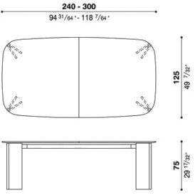 ACERBIS Прямоугольный мраморный стол sun-id-1422453 - Вид №3