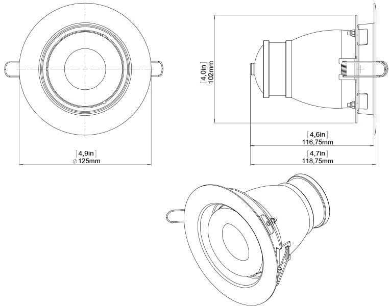 K-array 2-дюймовый многофункциональный диффузор Tornado Kt2 - Вид №3