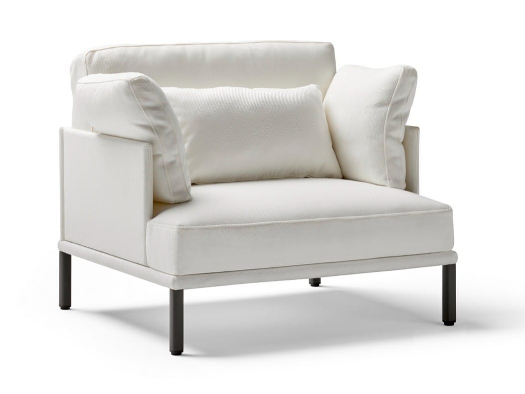 Тканевое садовое кресло с подлокотниками POINT Long Island ARCH-00027229