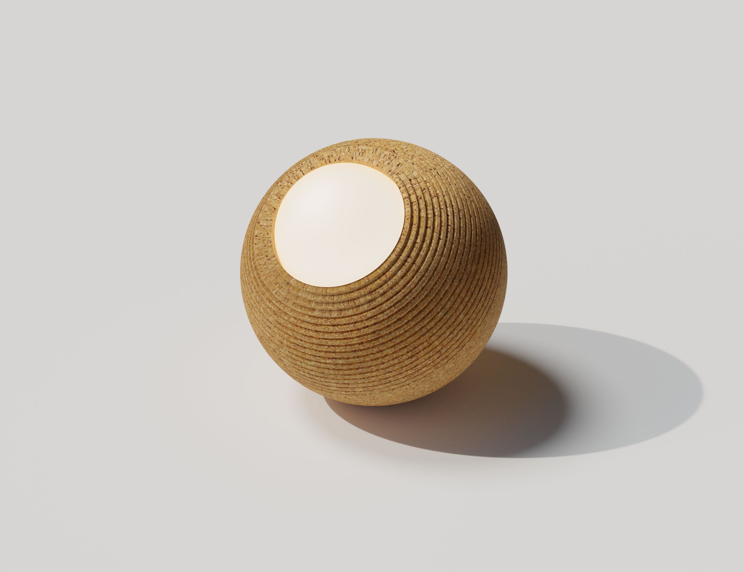 Открытый торшер из пробки luxcambra Земля ARCH-00123005 - Вид №3