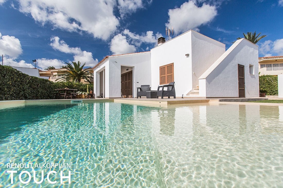 Армированный брезент для покрытия бассейнов RENOLIT ALKORPLAN TOUCH ARCH-00120810 - Вид №3