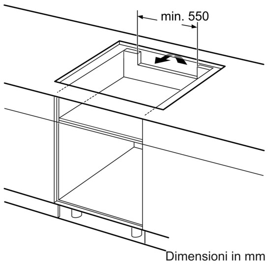 Встроенная индукционная плита Iq500 Ed877fsb5e Santreyd  - Вид №6