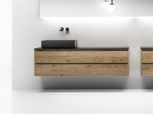 Подвесной шкаф для умывальника с выдвижными ящиками