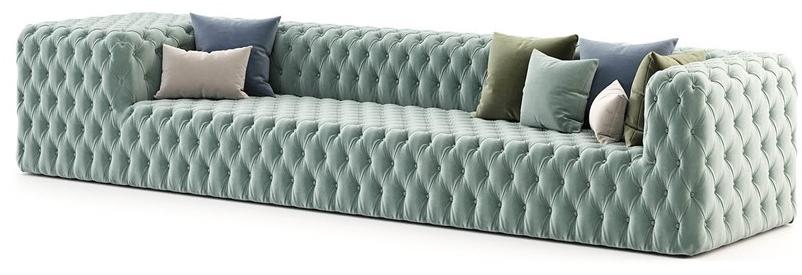 Laskasas Тафтинговый 3-местный диван из ткани sun-id-1405383 - Вид №2