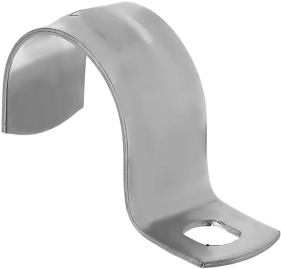 ЭКОПЛАСТ - Оцинкованная скоба для крепления труб и кабелей D25 мм (5 шт) 18176688