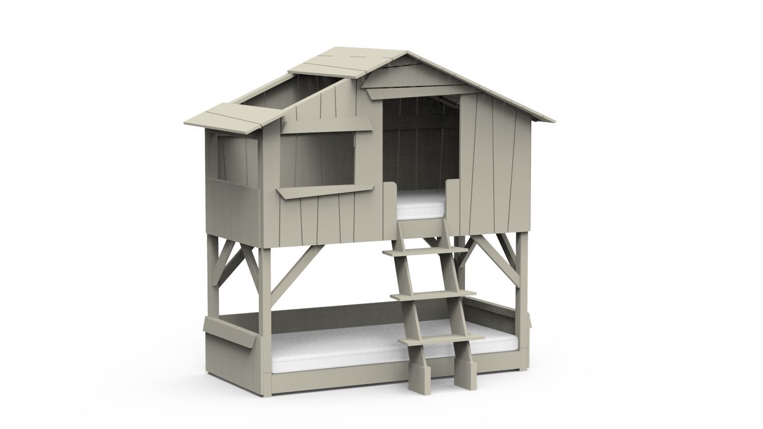 Двухъярусная кровать из МДФ Mathy by Bols TREEHOUSE BEDS &amp ARCH-00140859 - Вид №19