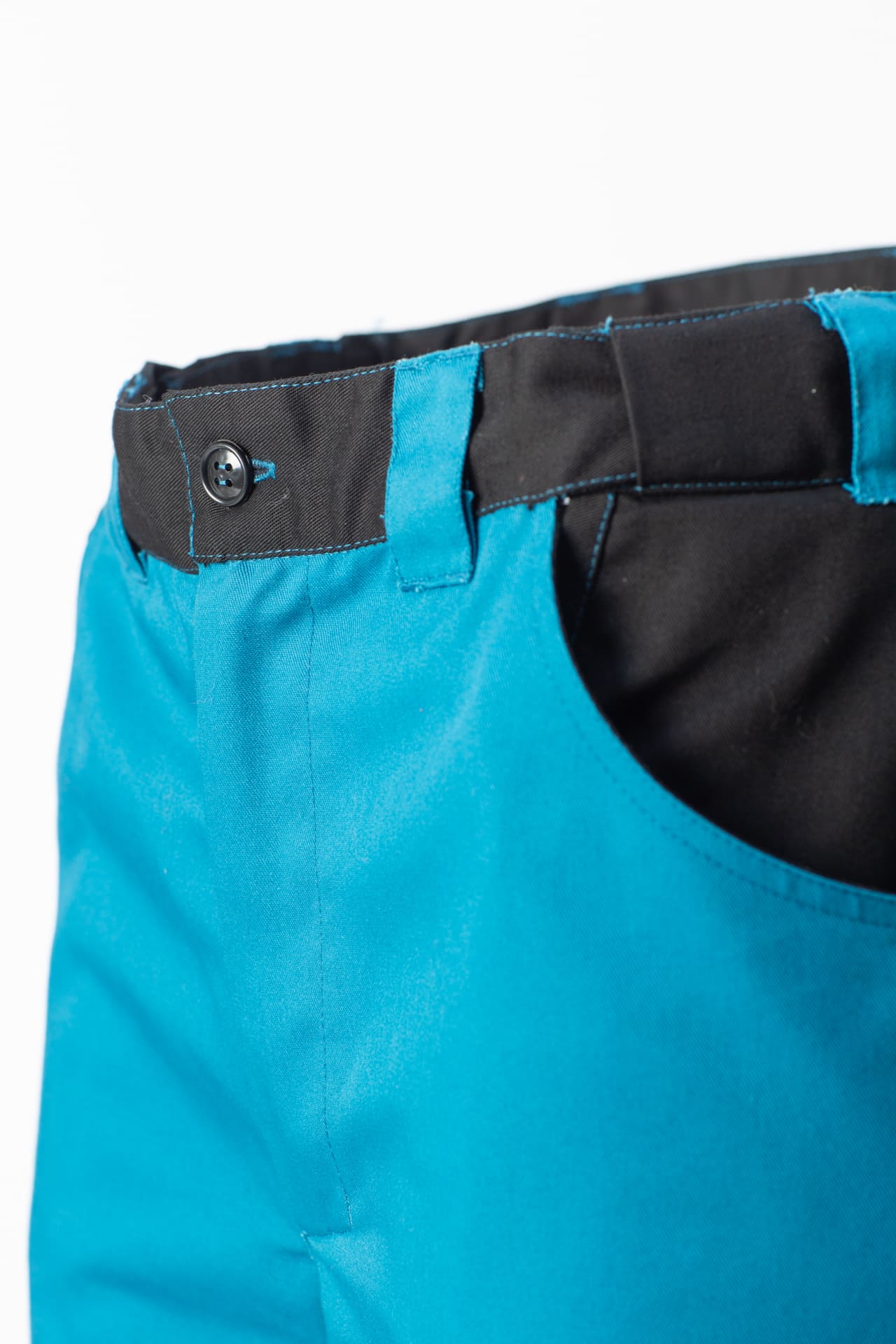 5031500 Костюм  NEW аквамарин-черный STATUS  Летняя спецодежда  размер 56-58/170-176  - Вид №14