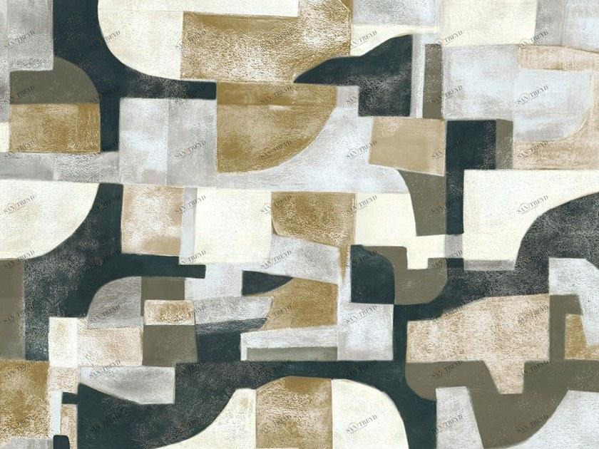 KOHRO Ткань с принтом с графическими мотивами The sand society K0004390 