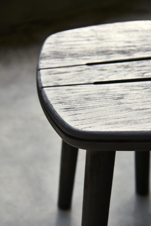 Табурет 61 teak nero Manutti Solid MNST06 - Вид №5